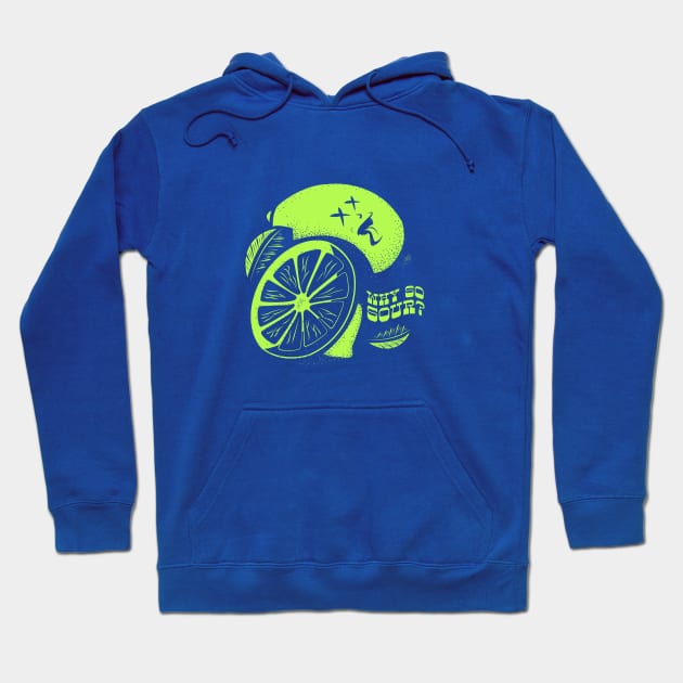 Why So Sour? Lemonhead Hoodie by BurchCreativeDesign